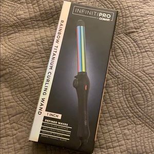 INFINITIPRO Rainbow Titanium Curling Wand